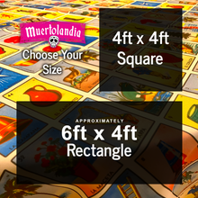 Load image into Gallery viewer, Mexican Lotería Tablecloth Art & Decor Mexico 6ft (5' 11") x 4ft Rectangle