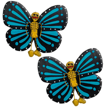 Load image into Gallery viewer, Handmade Jumbo Mariposa Butterfly Magnets (Calaca 2 Pack)