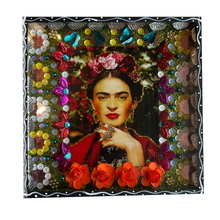 Load image into Gallery viewer, Handmade Jumbo Framed Frida Wall Art Piece