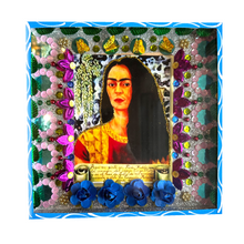 Load image into Gallery viewer, Handmade Jumbo Framed Frida Wall Art Piece