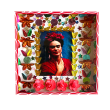 Load image into Gallery viewer, Handmade Jumbo Framed Frida Wall Art Piece