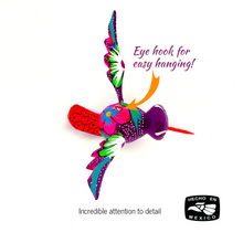 Load image into Gallery viewer, Mini Lucky Alebrijes - Colibri Hummingbird Art & Decor Mexico
