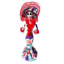 Load image into Gallery viewer, Mexican Handmade Paper Maché - La Calavera Catrina - Large Art & Decor Muertolandia.com 1