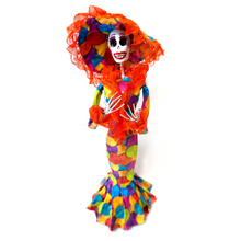 Load image into Gallery viewer, Mexican Handmade Paper Maché - La Calavera Catrina - Large Art & Decor Muertolandia.com 5