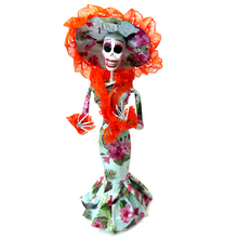 Load image into Gallery viewer, Mexican Handmade Paper Maché - La Calavera Catrina - Large Art & Decor Muertolandia.com 7