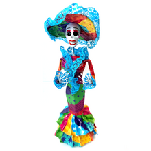 Load image into Gallery viewer, Mexican Handmade Paper Maché - La Calavera Catrina - Large Art & Decor Muertolandia.com 8