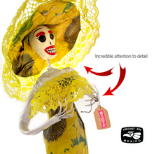 Load image into Gallery viewer, Mexican Handmade Paper Maché - La Calavera Catrina - Medium Art & Decor Muertolandia.com