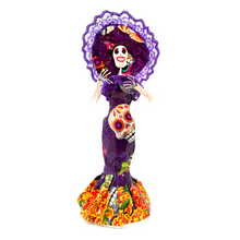 Load image into Gallery viewer, Mexican Handmade Paper Maché - La Calavera Catrina - Medium Art & Decor Muertolandia.com