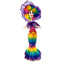 Load image into Gallery viewer, Mexican Handmade Paper Maché - La Calavera Catrina - Medium Art & Decor Muertolandia.com