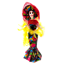 Load image into Gallery viewer, Mexican Handmade Paper Maché - La Calavera Catrina - Medium Art & Decor Muertolandia.com