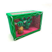 Load image into Gallery viewer, Handmade Window Shadow Box Nicho - Yodacaltiche Nopal Force Shadow Boxes Mexico