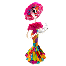 Load image into Gallery viewer, Mexican Handmade Paper Maché - La Calavera Catrina - Small Art & Decor Muertolandia.com Estilo Small 05
