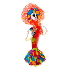 Load image into Gallery viewer, Mexican Handmade Paper Maché - La Calavera Catrina - Small Art & Decor Muertolandia.com Estilo Small 07
