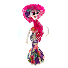 Load image into Gallery viewer, Mexican Handmade Paper Maché - La Calavera Catrina - Small Art & Decor Muertolandia.com Estilo Small 12