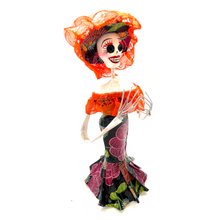 Load image into Gallery viewer, Mexican Handmade Paper Maché - La Calavera Catrina - Small Art & Decor Muertolandia.com Estilo Small 13