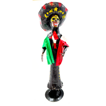 Load image into Gallery viewer, Mexican Handmade Paper Maché - Mariachi Los Muertos - Son De La Negra - Catrina Mexicana Art & Decor Muertolandia.com