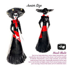 Load image into Gallery viewer, Mexican Handmade Paper Maché - Catrina Mariachi Charra Art & Decor Muertolandia.com Junior - Catrina Mariachi