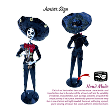 Load image into Gallery viewer, Mexican Handmade Paper Maché - Catrin Mariachi Charro Art & Decor Muertolandia.com Junior - Trumpet