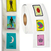 Load image into Gallery viewer, Loteria 500 Piece Sticker Roll Stickers Muertolandia.com