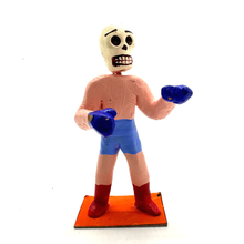 Load image into Gallery viewer, Handmade Barro Mexican Sr. Luchador Mexican Wrestler Art & Decor Muertolandia.com
