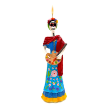 Load image into Gallery viewer, Mexican Handmade Candle - Frida Catrina Art & Decor Muertolandia.com