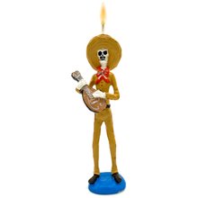 Load image into Gallery viewer, Mexican Handmade Candle - Mariachi Los Muertos Art & Decor Muertolandia.com