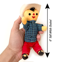 Load image into Gallery viewer, Mexican Handmade Doll / Lele Panchito Plush Muertolandia.com