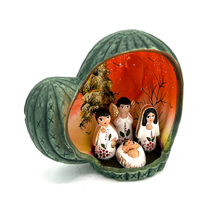 Load image into Gallery viewer, Mexican Handmade Nativity Natividad Scene - Nopal Nacimiento Art & Decor Muertolandia.com