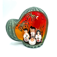 Load image into Gallery viewer, Mexican Handmade Nativity Natividad Scene - Nopal Nacimiento Art & Decor Muertolandia.com G