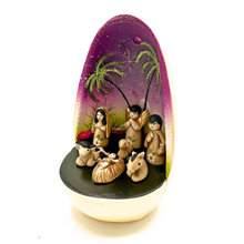 Load image into Gallery viewer, Mexican Handmade Nativity Natividad Scene - Huevo Birth Egg Nacimiento Art & Decor Muertolandia.com