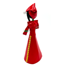 Load image into Gallery viewer, Mexican Handmade Paper Maché - Sra. Santa Claus Ugly Sweater Catrina Mariachi Navidad Art & Decor Muertolandia.com