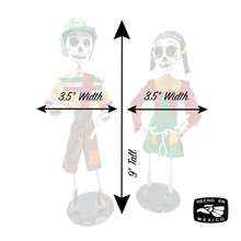 Load image into Gallery viewer, Mexican Handmade Paper Maché - El Chavo del Ocho y La Chilindrina Set Art & Decor Muertolandia.com