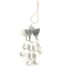 Load image into Gallery viewer, Handmade Mexican Barro Ornament - Calaca Angel Art & Decor Mexico CC