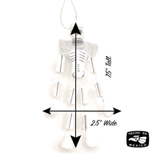 Load image into Gallery viewer, Handmade Mexican Barro Ornament - Calaca Angel Art & Decor Mexico CC