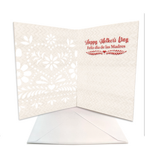Load image into Gallery viewer, Happy Mother's Day Card + Handmade Corazoncito Heart Pompom - Madre Gift Set Greeting Cards Muertolandia.com