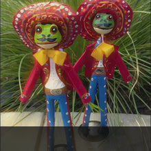 Load image into Gallery viewer, Mexican Handmade Paper Maché - Mariachi Nuevo Real - El Son Del Sapo Art & Decor Muertolandia.com