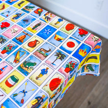 Load image into Gallery viewer, Mexican Lotería Tablecloth Art & Decor Mexico