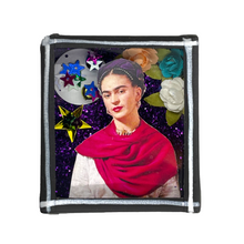 Load image into Gallery viewer, Handmade Square Shadow Box Nicho - Frida Photo Magnet Shadow Boxes Mexico Red Shall - Black Box