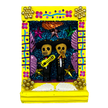 Load image into Gallery viewer, Handmade Shadow Box Nicho - Mariachi Shadow Boxes Mexico CC