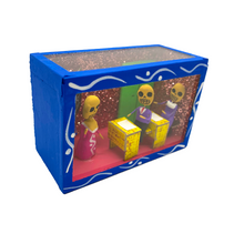 Load image into Gallery viewer, Handmade Window Shadow Box Nicho - Maestra / Teacher Shadow Boxes Mexico CC