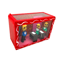 Load image into Gallery viewer, Handmade Window Shadow Box Nicho - Maestro / Teacher Shadow Boxes Mexico CC