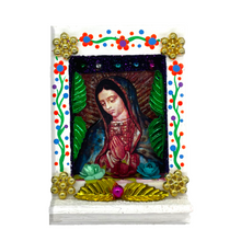 Load image into Gallery viewer, Handmade Shadow Box Nicho - Virgen de Guadalupe Shadow Boxes Mexico CC