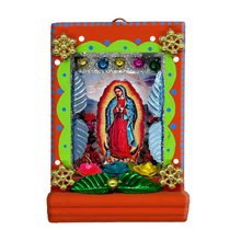 Load image into Gallery viewer, Handmade Shadow Box Nicho - Virgen de Guadalupe Shadow Boxes Mexico CC