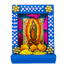 Load image into Gallery viewer, Handmade Shadow Box Nicho - Virgen de Guadalupe Shadow Boxes Mexico CC