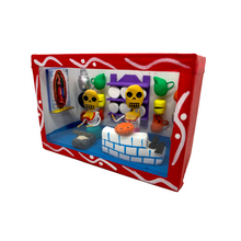 Load image into Gallery viewer, Handmade Window Shadow Box Nicho -  La Alfarería (Pottery Store) Shadow Boxes Mexico CC