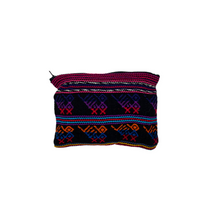 Load image into Gallery viewer, Handmade Woven Zippered Pouch Totes & Purses Mexico Black