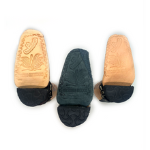 Load image into Gallery viewer, Handmade Mexican Leather Mini-Boot Shot Glass Gift Set (3-Pack) Bar Goods Mexico