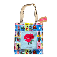Load image into Gallery viewer, Lotería Tote Bag Totes & Purses Mexico La Rosa