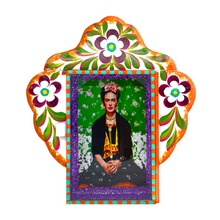 Load image into Gallery viewer, Frida Tin Nicho With Glass Door Art & Decor Mexico