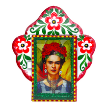 Load image into Gallery viewer, Frida Tin Nicho With Glass Door Art & Decor Mexico
